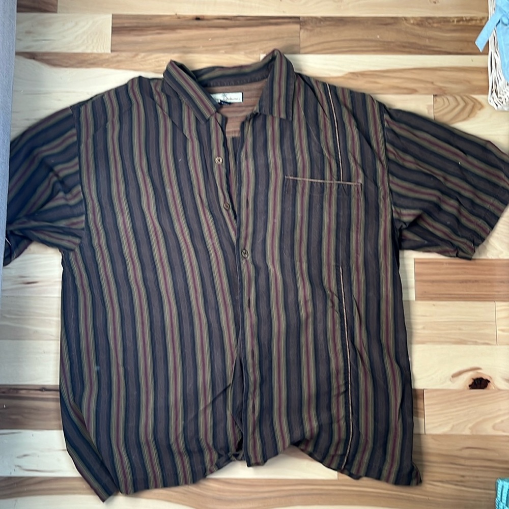 Tommy Bahama Relax silk men’s shirt sleeve shirt
